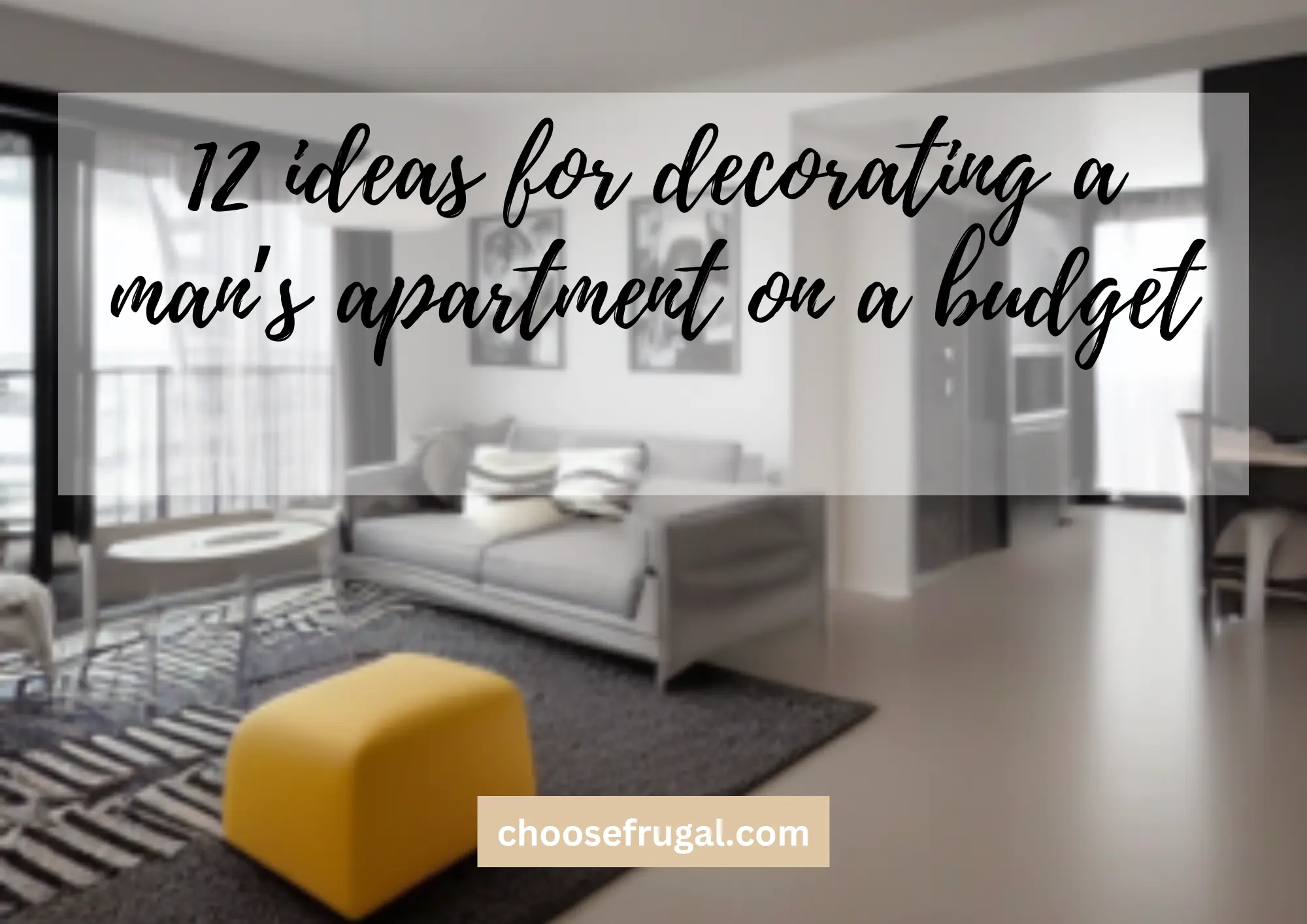 Bachelor Pad Ideas: Styling a Young Man's Apartment on a Budget