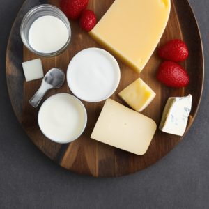 Milk, yogurt, and cheese