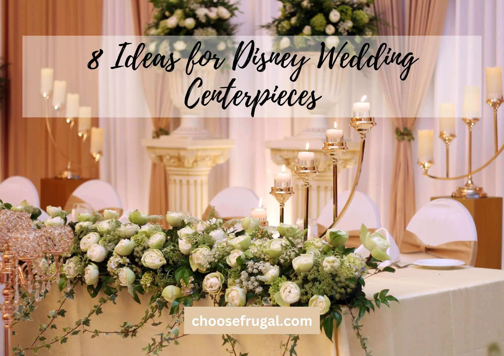 Disney Wedding Centerpieces