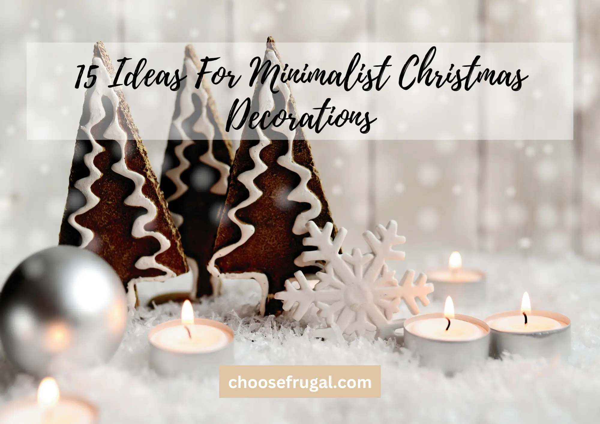 15 Ideas For Minimalist Christmas Decorations. Minimalist Christmas Decorations.