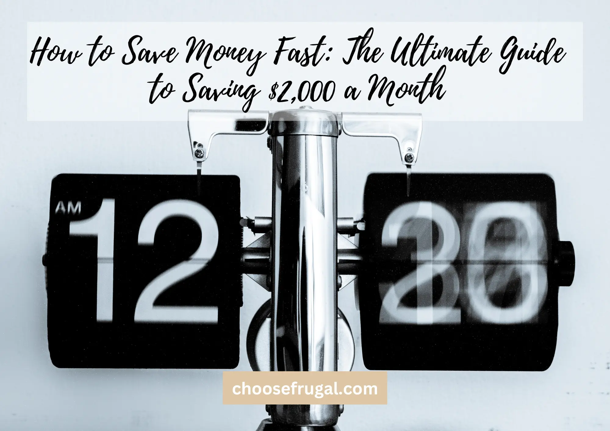 How to Save $2,000 in 6 Months